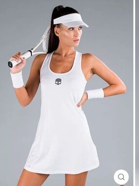 Hydrogen White Tennis Dress Tunic with Skull Logo- worn once. Retail 120